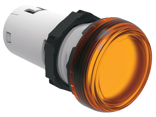 Lovato, LPML, Ring Orange LED Pilot Light, 22 mm Cutout, IP66, IP67, IP69K, Round, 12V