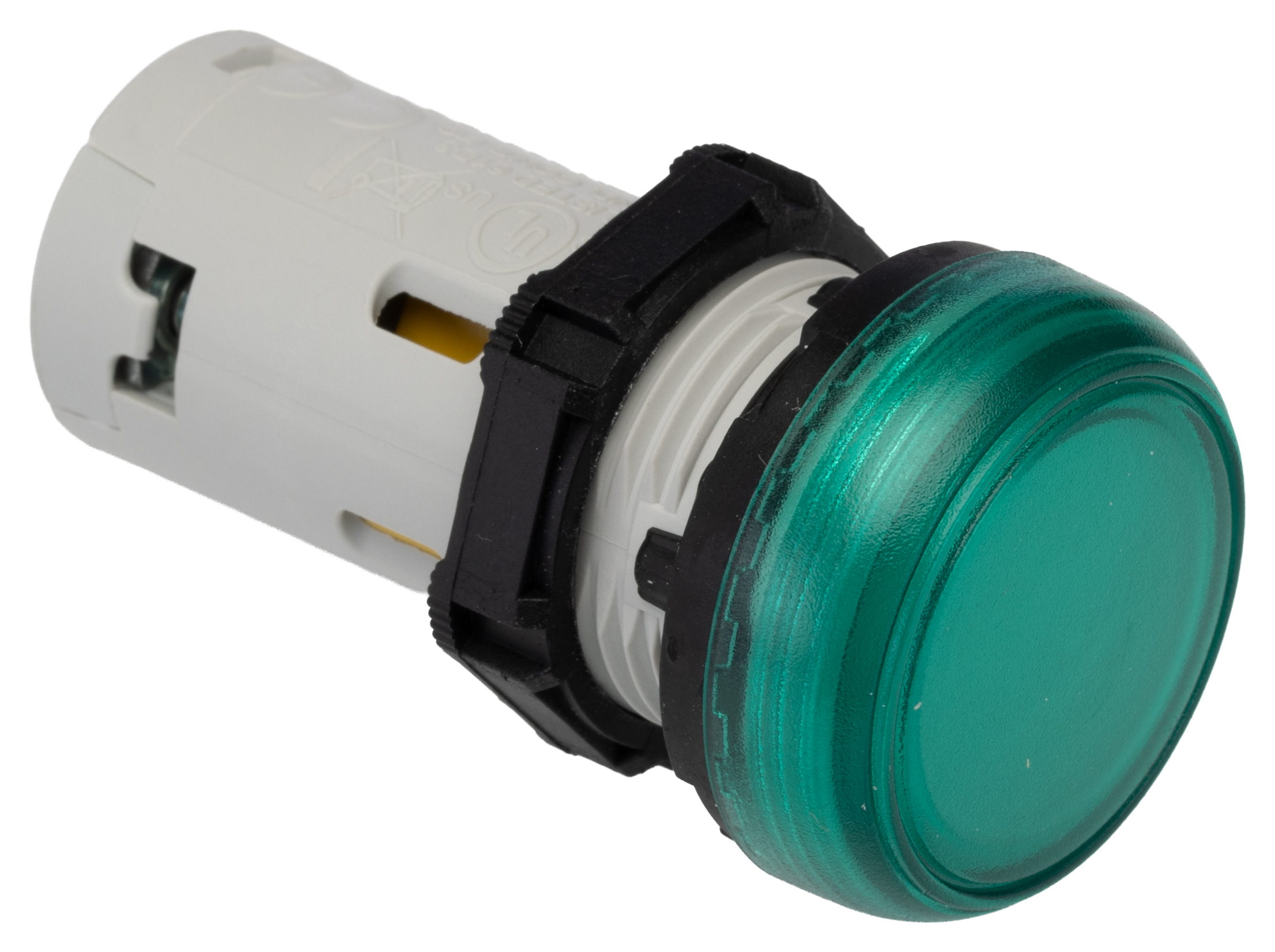 lpmlm3 Lovato, LPML, Panel Mount Green LED Pilot Light, 22 mm Cutout, IP67, IP66, IP69K, Round, 230V