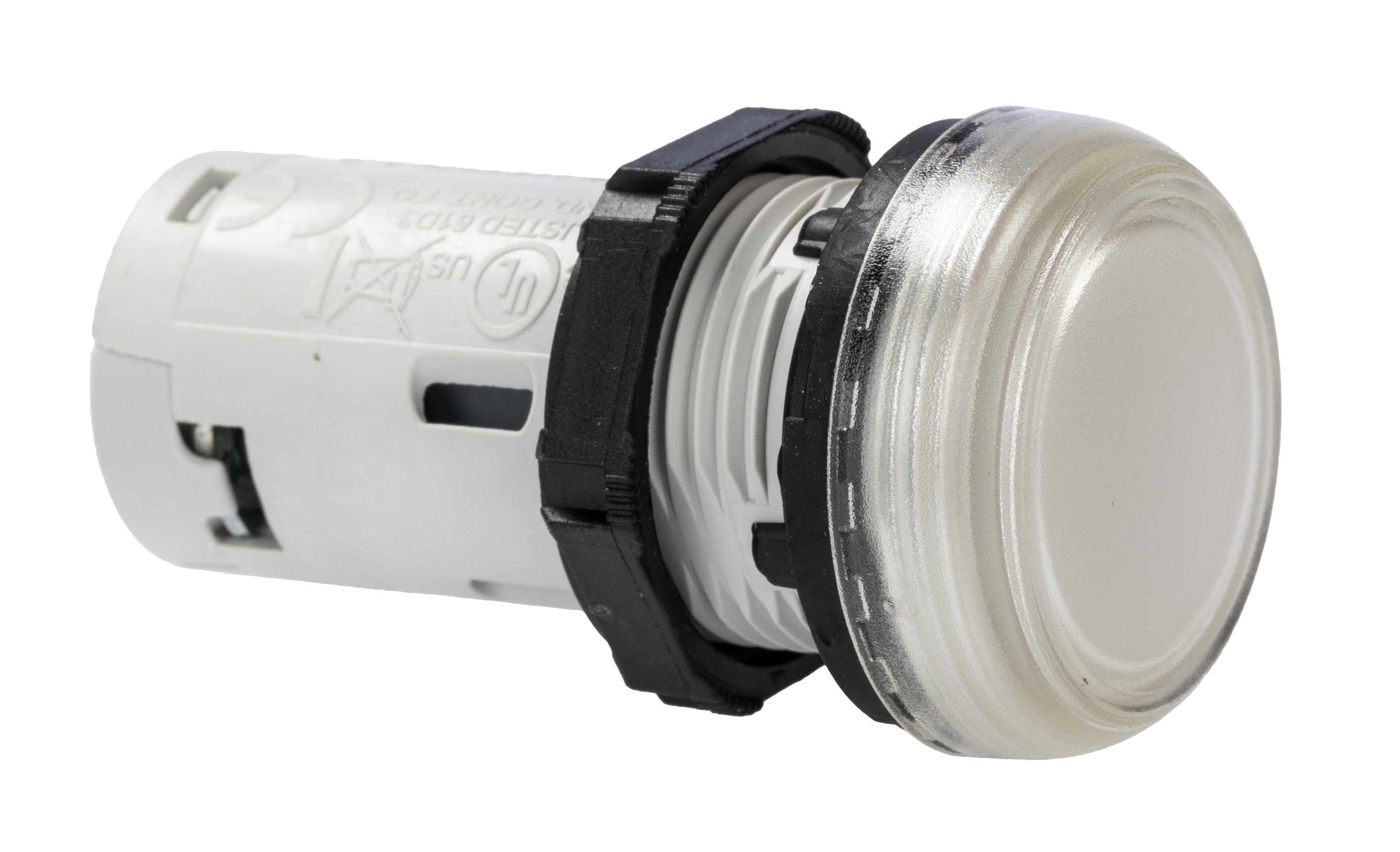 lpmlp7 Lovato, LPML, Panel Mount Clear LED Pilot Light, 22 mm Cutout, IP69K, IP67, IP66, Round, 380V, 415 V