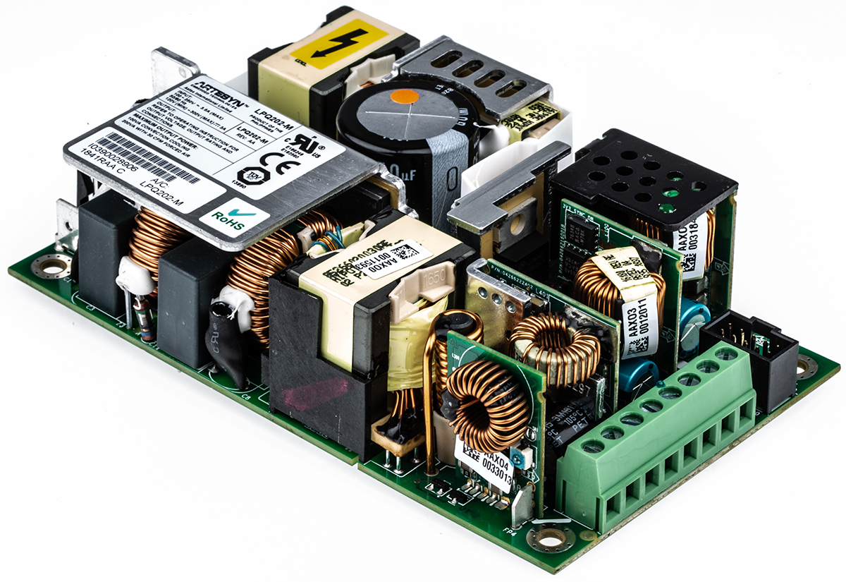 Artesyn Switching Power Supply, LPQ202-M 4 Output 12V dc, 100 W, Input 90V ac to  300V ac