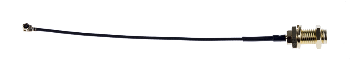 LPRS LPRS-UFL Series Coaxial Cable Female SMA to UFL, 100 mm 50 Ω