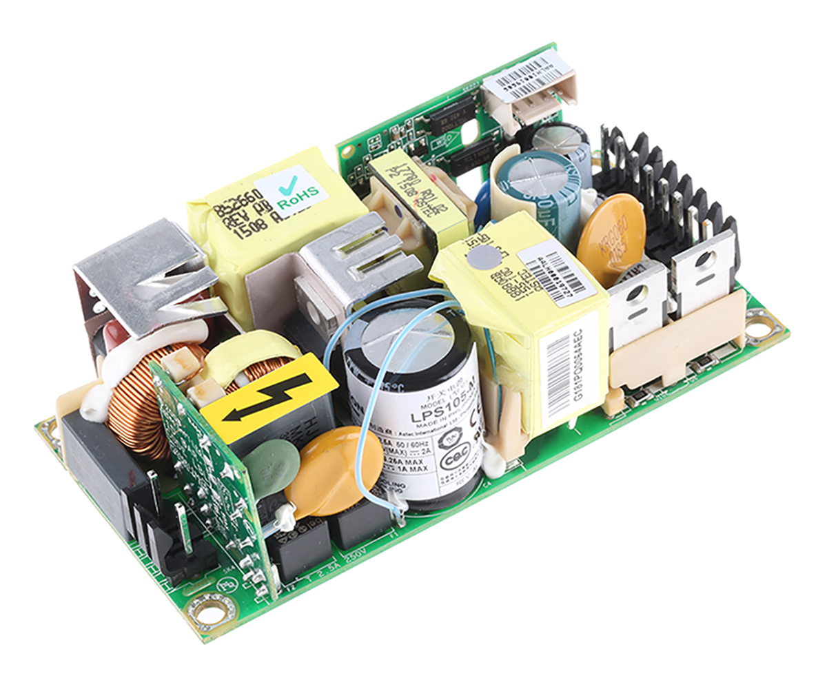 Artesyn Switching Power Supply, LPS105-M 24V dc, 6.3A, 100 W, Input 120 V dc, 90V ac to  300V dc