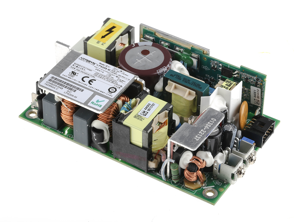 Artesyn Switching Power Supply, LPS205-M 24V dc, 10.4A, 125 W, Input 90V ac to  264V ac