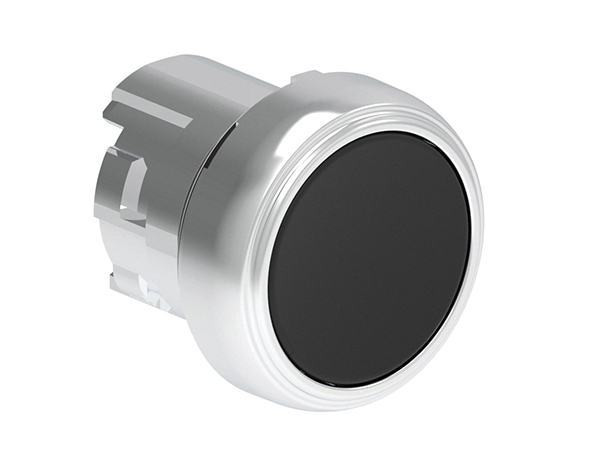 Lovato Platinum Series Black Spring Return Push Button Switch, 22 mm Cutout, IP69K, IP67, IP66