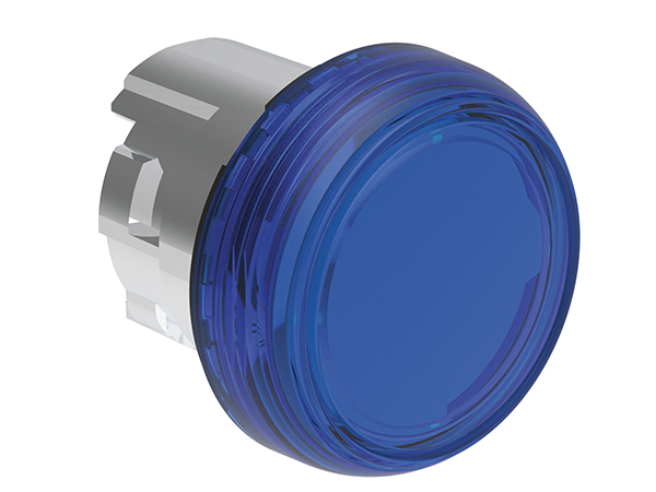 Lovato Platinum Series Blue Push Button Head, 29.5 mm Cutout, IP67, IP66, IP69K, BS, CSA, IEC, EN, UL