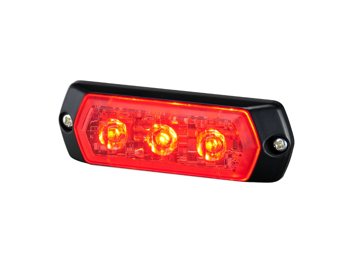 lpt-1m1-r Patlite 1M1 Series Red Multiple Warning Light LED 24V, LED Bulb Indoor/Outdoor, IP68