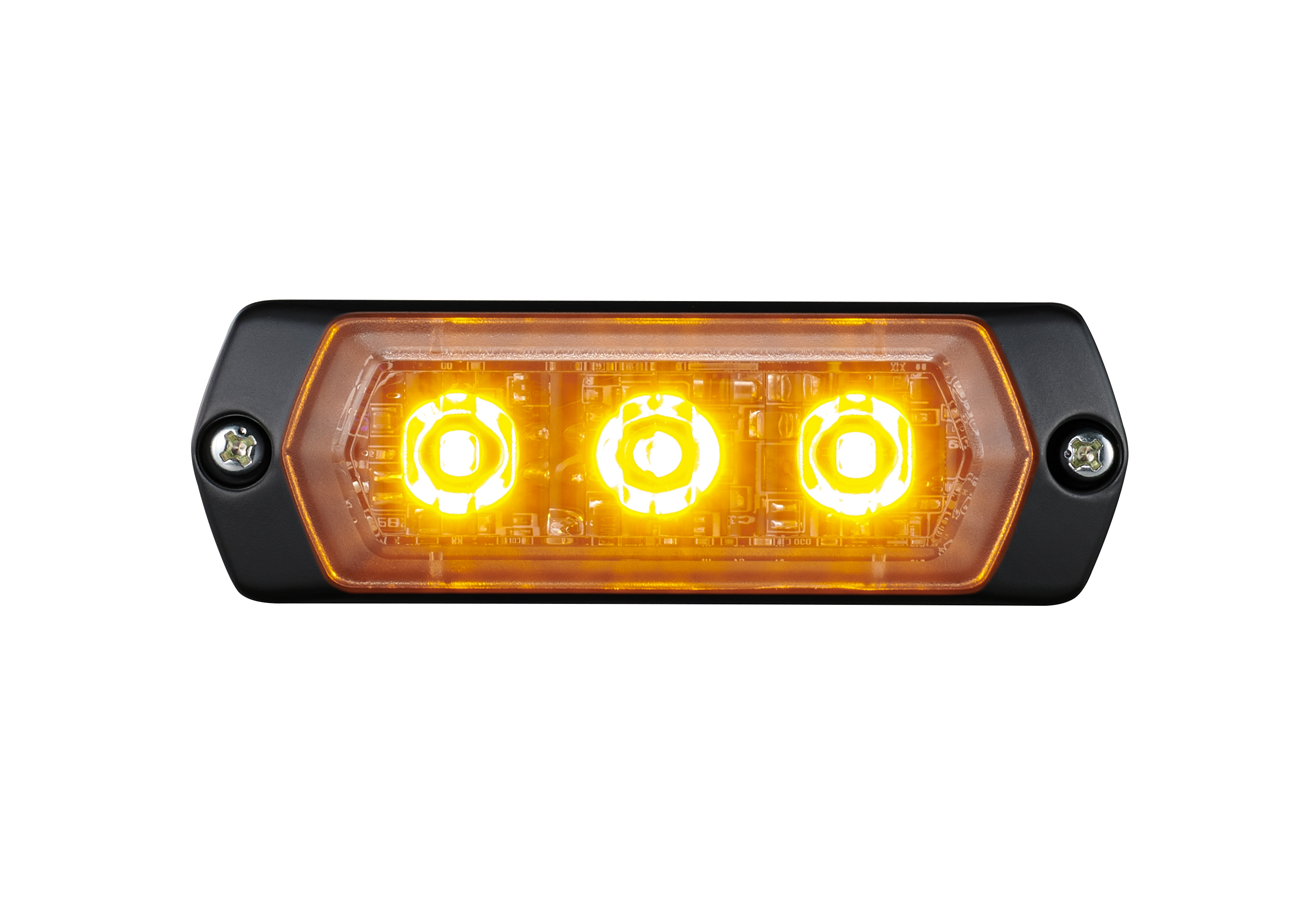 Patlite 1M1 Series Yellow Multiple Warning Light 24V, LED Bulb Indoor/Outdoor, IP68