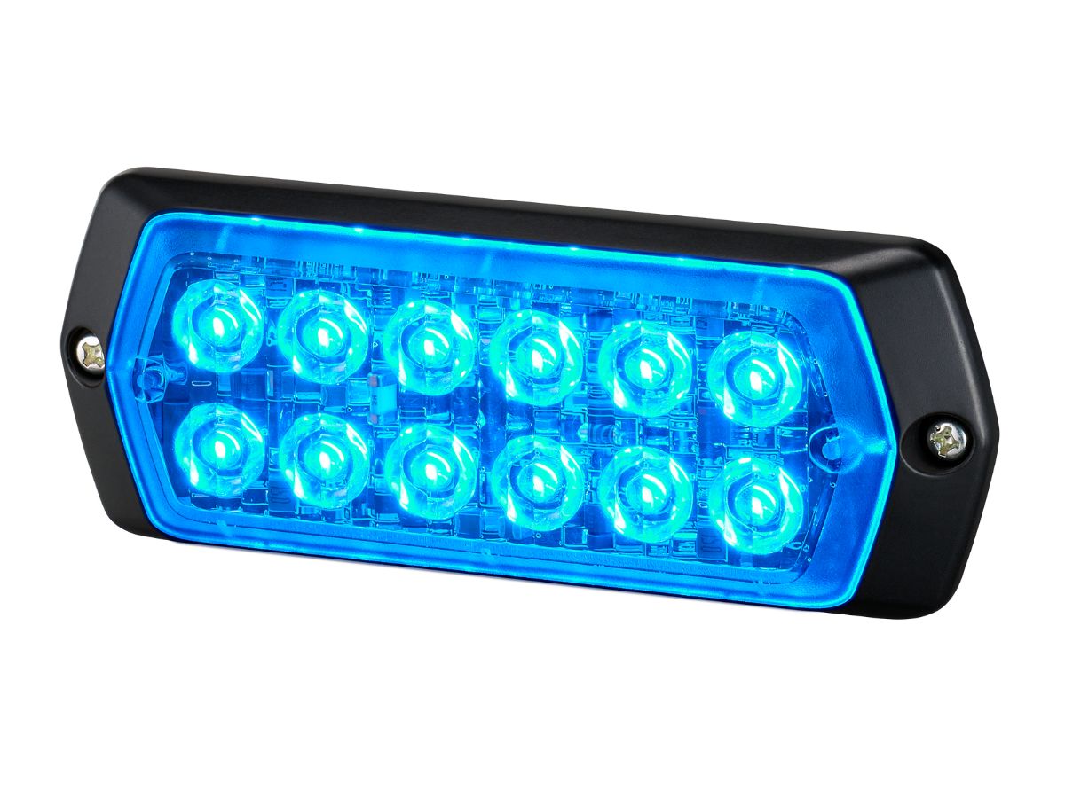lpt-2m1-b Patlite 2M1 Series Blue Multiple Warning Light 24V, LED Bulb Indoor/Outdoor, IP68