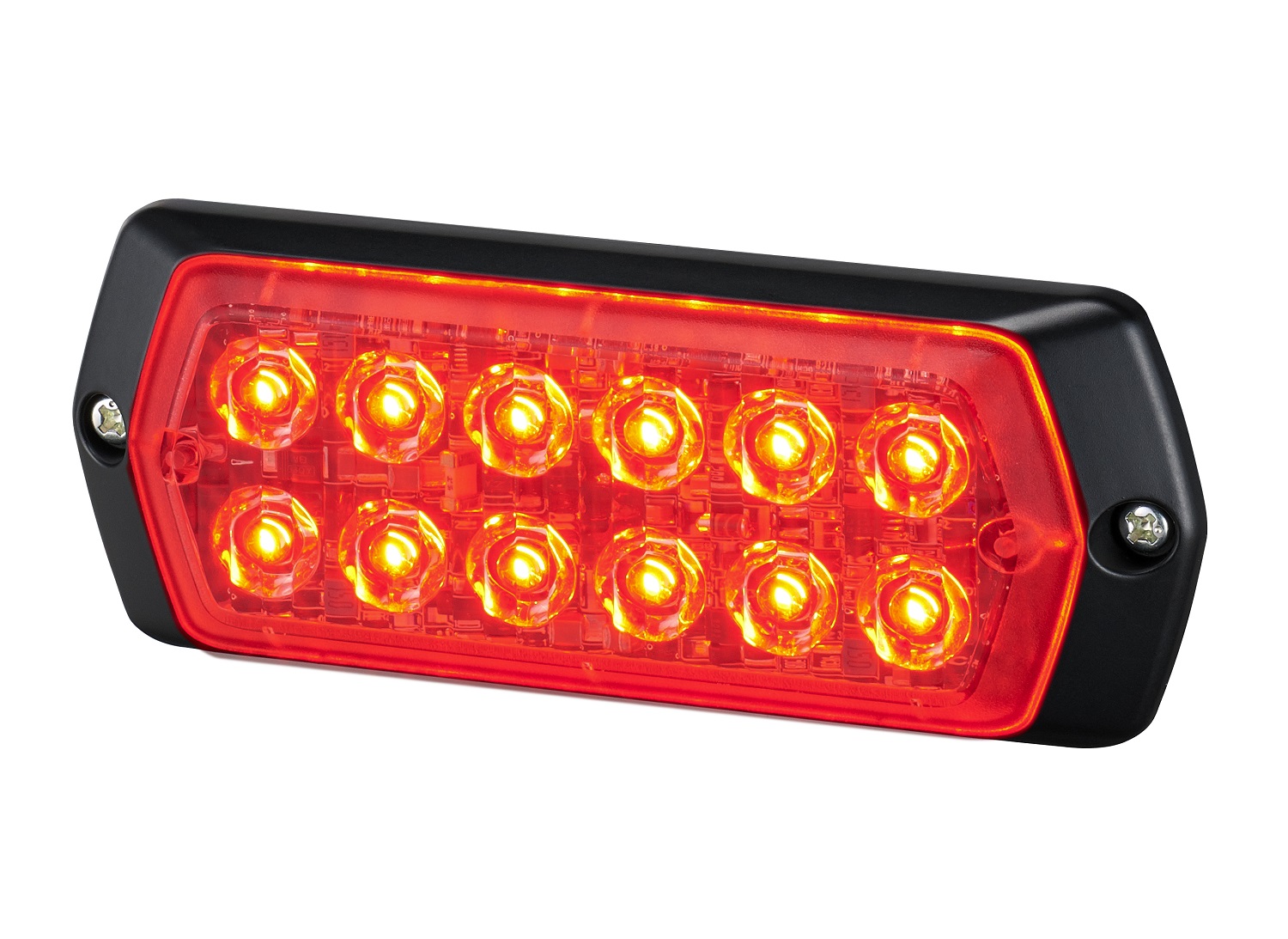 Patlite 2M1 Series Red Multiple Warning Light 24V, LED Bulb Indoor/Outdoor, IP68