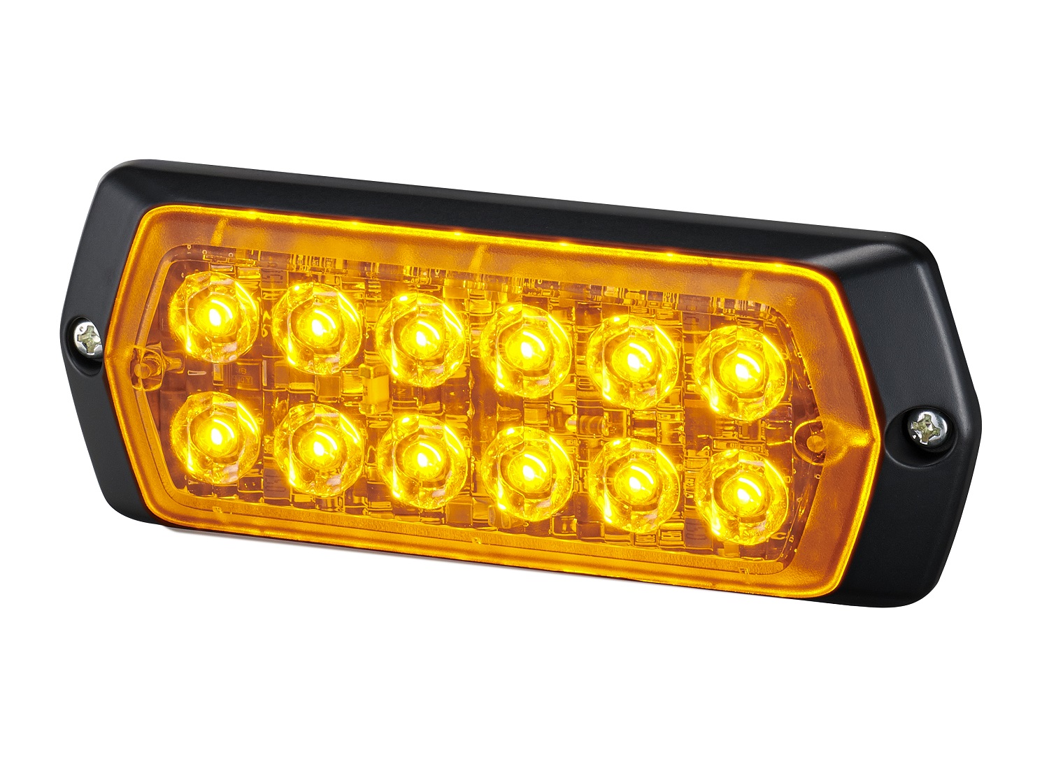 Patlite 2M1 Series Yellow Multiple Warning Light 24V, LED Bulb Indoor/Outdoor, IP68