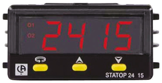 Pyro Controle STATOP 15 Panel PID Temperature Controller 1 Input, 2 Output Relay 26V ac PID Controller