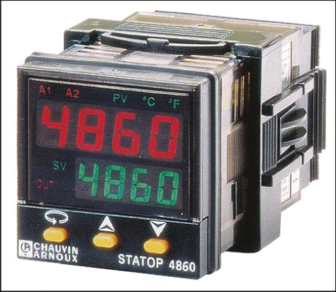 Pyro Controle STATOP 4860 Panel PID Temperature Controller, 5 Output Current 260V PID