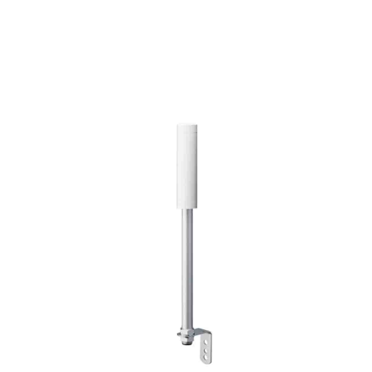 Patlite LR4 Series White Steady Effect Mounting Base with Tube, LED Bulb 24V dc, DC, IP54