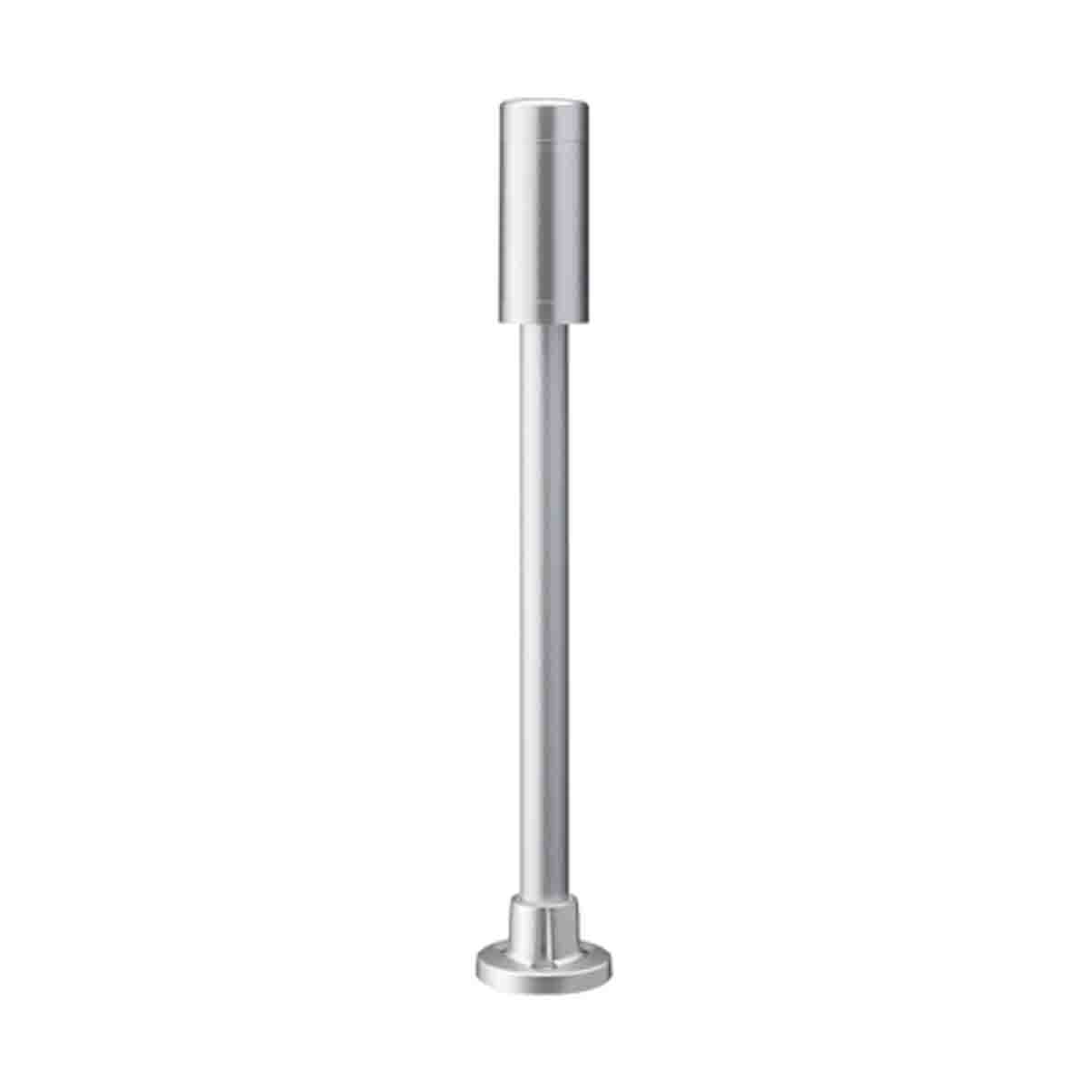 Patlite LR4 Series White Steady Effect Mounting Base with Tube, LED Bulb 24V dc, DC, IP54