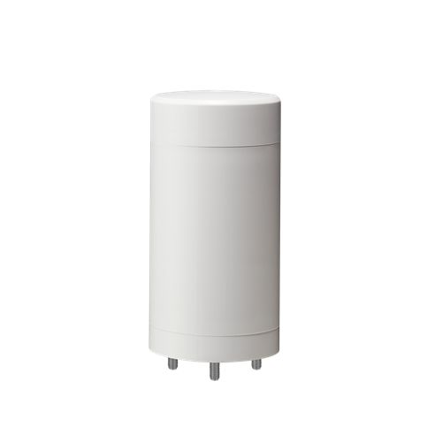 Patlite LR5 Series Green, Blue, Amber, Yellow, Red, Off-White Signal Tower Buzzer Unit 24V dc Wall, Bracket, Circular