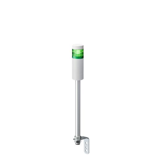 Patlite LR5 Series Green Signal Tower Buzzer, 1 Lights 24V dc L-Bracket, Pole, Direct