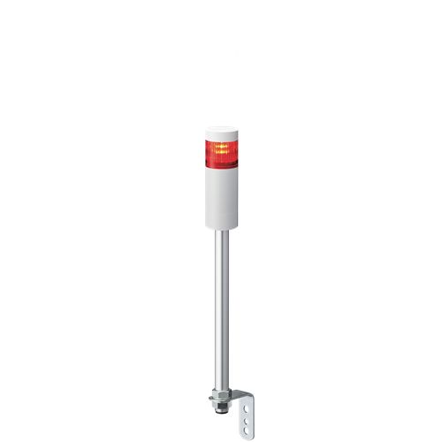 Patlite LR5 Series Red Signal Tower Buzzer Unit, 1 Lights 24V dc Bracket, Circular Bracket, Direct, L-Bracket, Pole,
