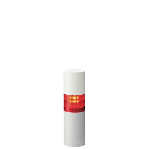 Patlite LR5 Series Red Signal Tower Buzzer Unit, 1 Lights 24V dc Pole, Wall Mount, Circular Bracket, Direct, L-Bracket