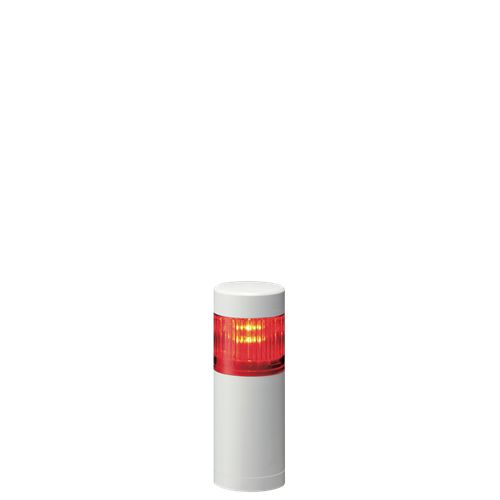 Patlite LR5 Series Red Signal Tower Buzzer Unit, 1 Lights 24V dc Wall, Pole, L-Bracket, Direct, Circular Bracket,