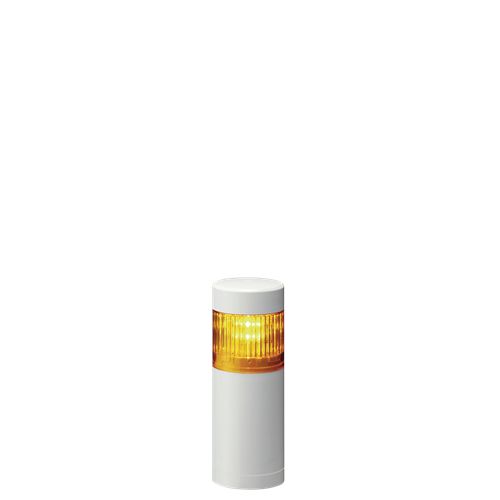 Patlite LR5 Series Amber Signal Tower Buzzer, 1 Lights 24V dc Pole, Bracket, Circular Bracket, Direct, L-Bracket, Wall