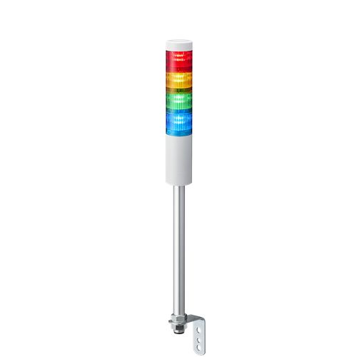 Patlite LR5 Series Red, Green, Blue, Amber Signal Tower Buzzer, 4 Lights 24V dc Circular Bracket, Bracket, L-Bracket,