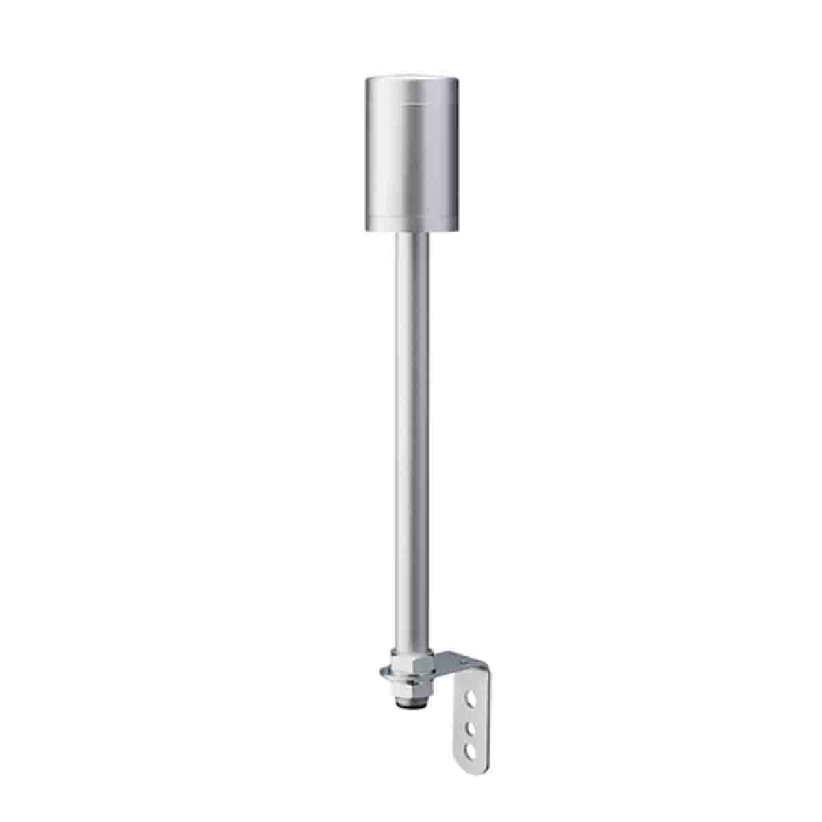 Patlite LR6 Series White Steady Effect Mounting Base with Tube, LED Bulb 24V dc, DC, IP65