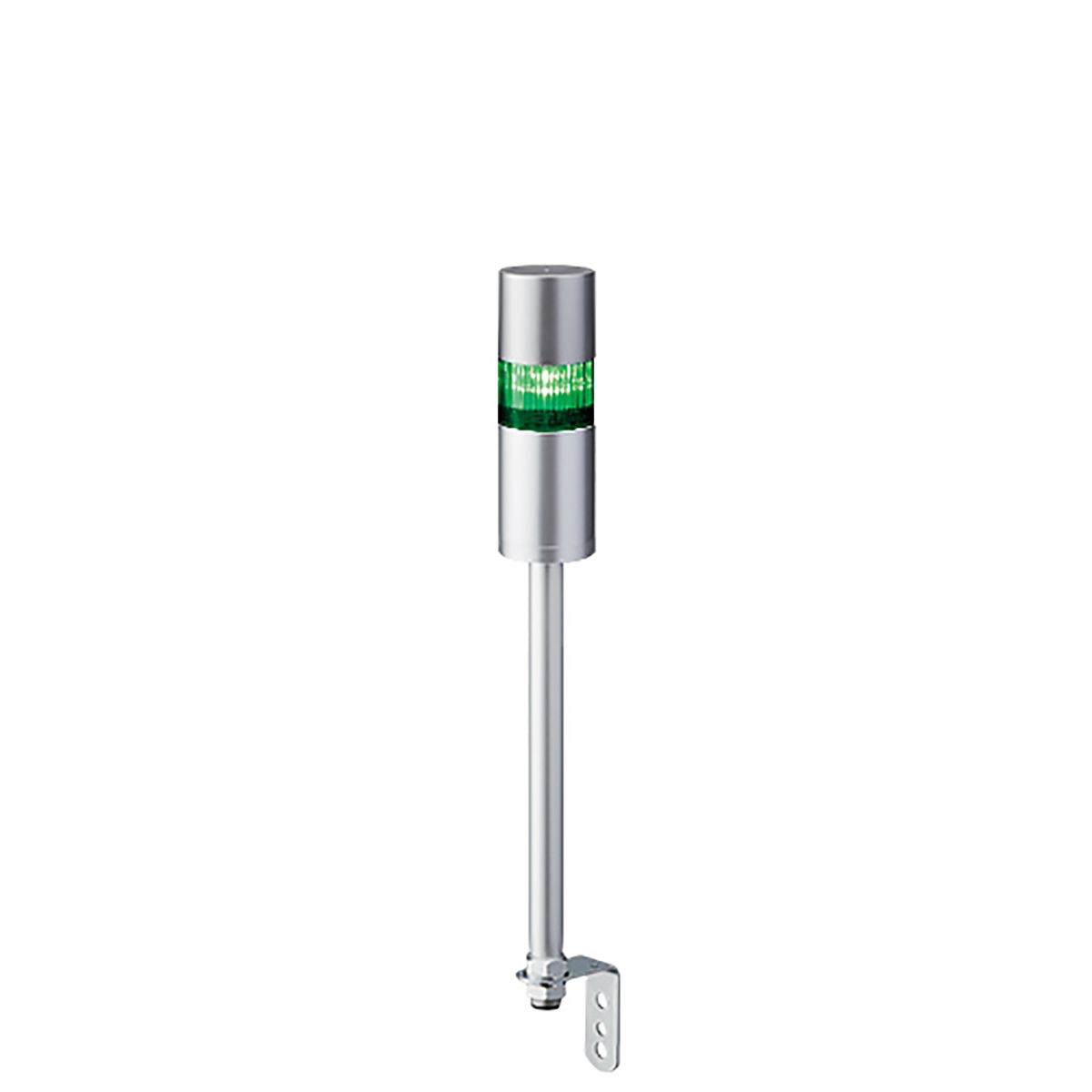 Patlite LR6 Series Clear, Red, Amber, Green, Blue, White Signal Tower Buzzer, 1 Lights 24V Pole Mount