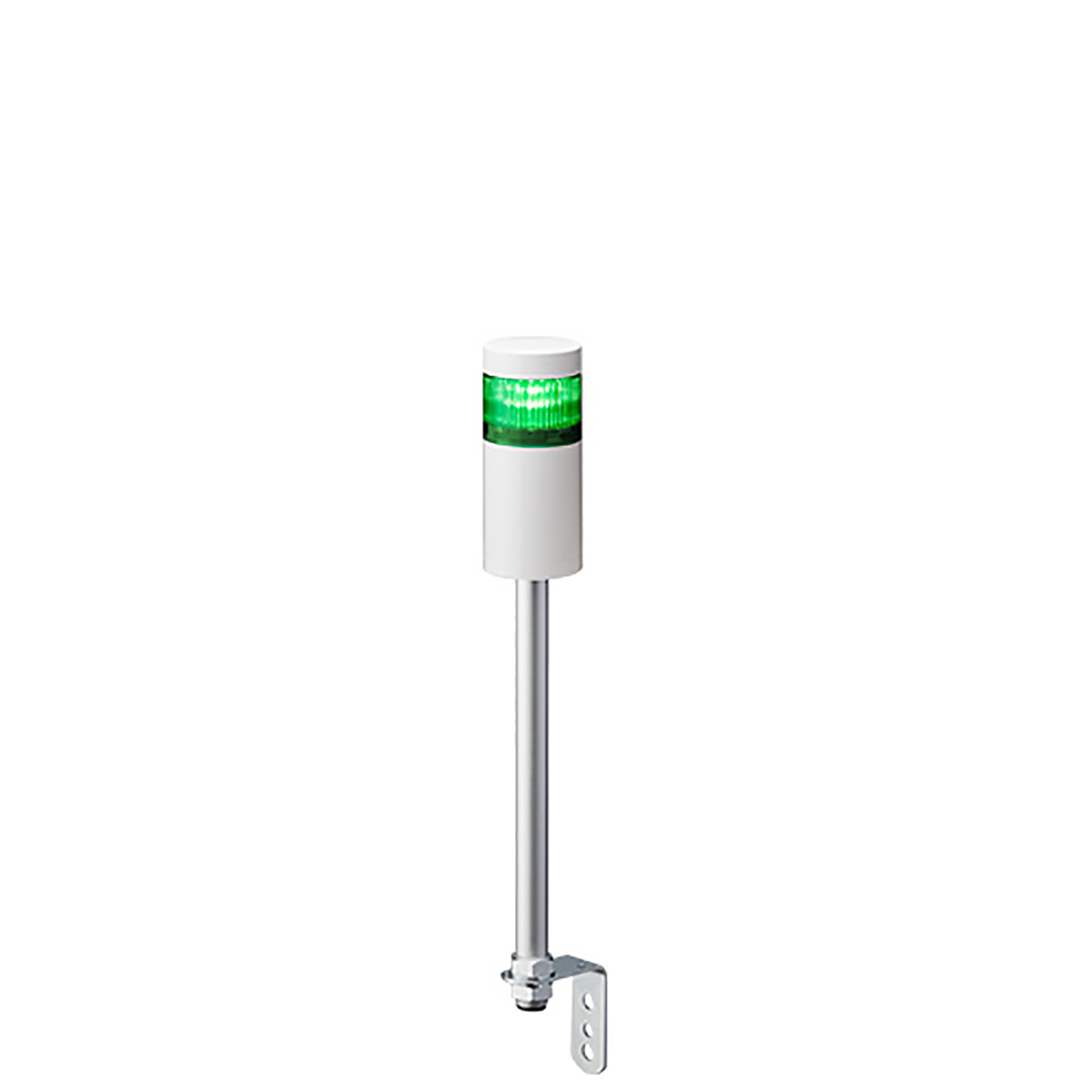 Patlite LR6 Series Amber, Blue, Clear, Green, Red, White Signal Tower Buzzer, 1 Lights 24V Pole Mount
