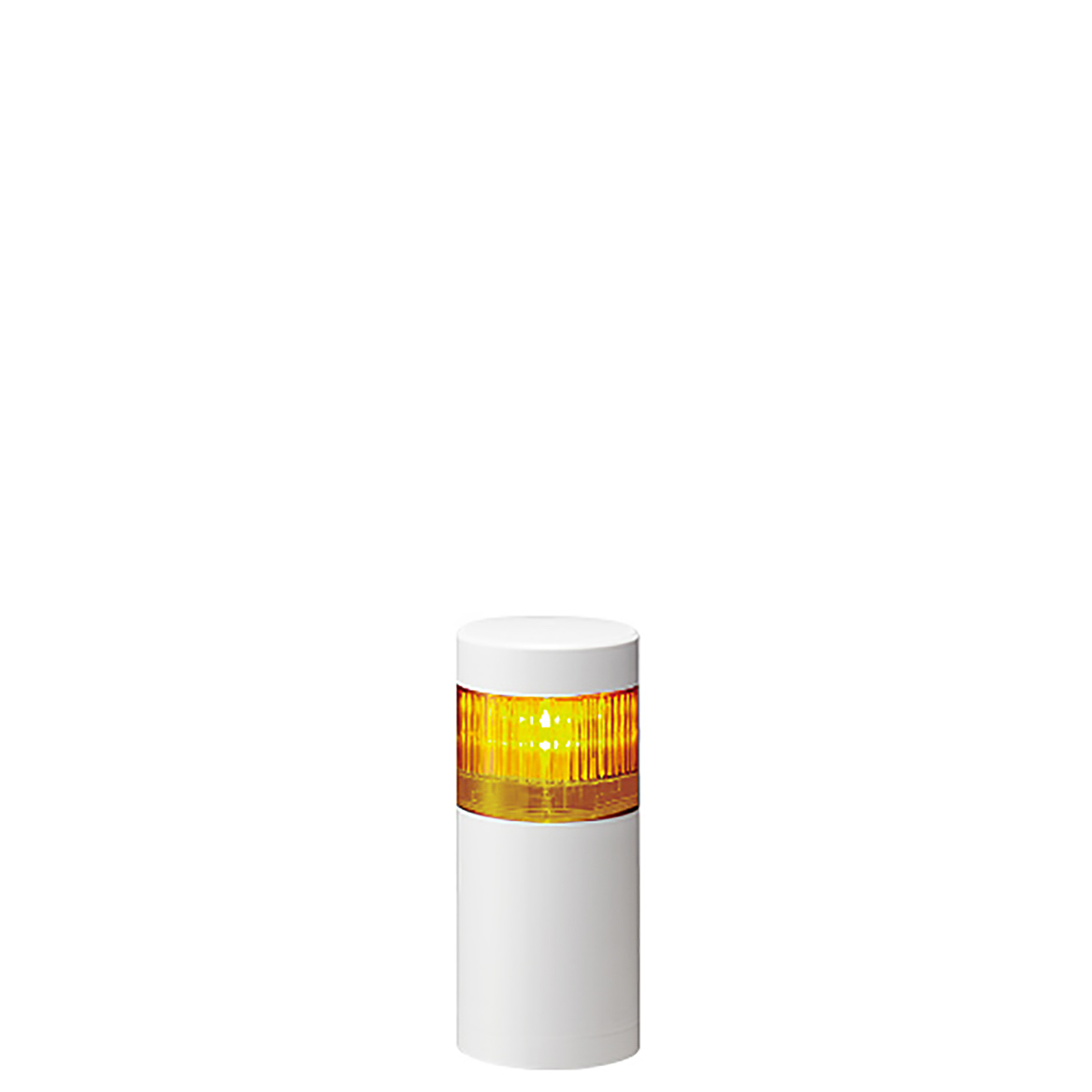 Patlite LR6 Series Amber Signal Tower Buzzer, 1 Lights 24V Direct Mount