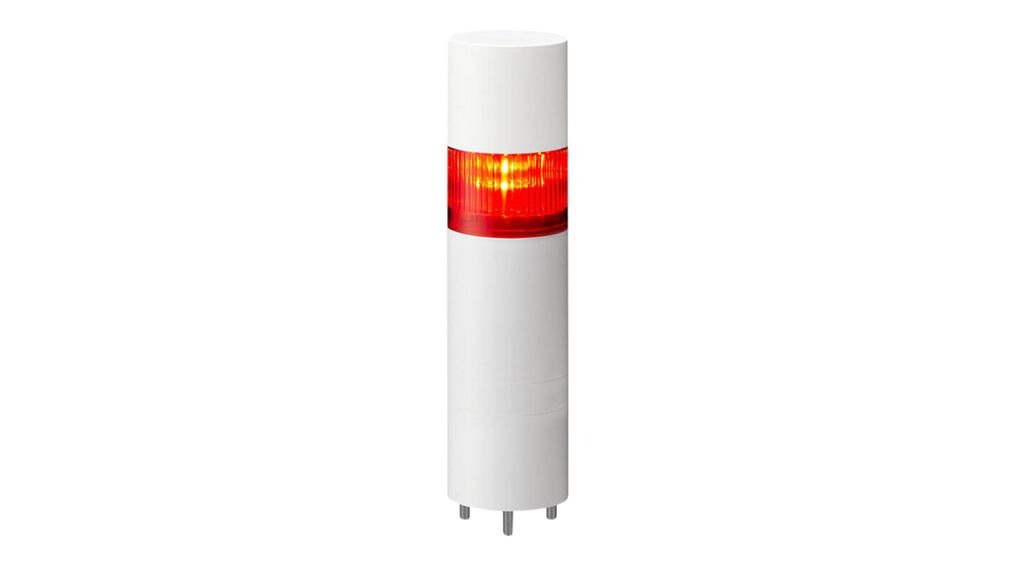 Patlite LR Series Multicolour Signal Tower Buzzer, 1 Lights 24V dc Direct