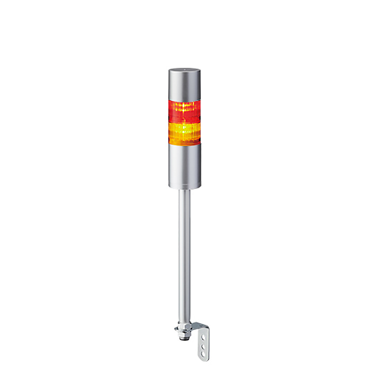 Patlite LR6 Series Amber, Blue, Clear, Green, Red, White Signal Tower Buzzer Unit, 2 Lights 24V Pole