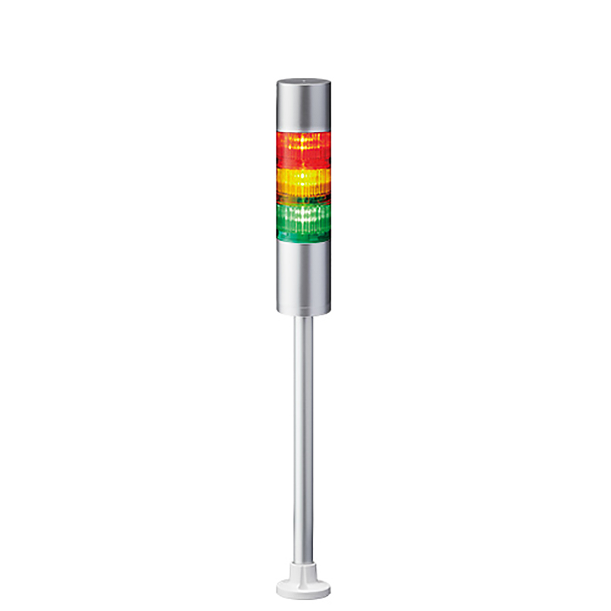 Patlite LR6 Series Signal Tower Buzzer, 3 Lights 24V dc