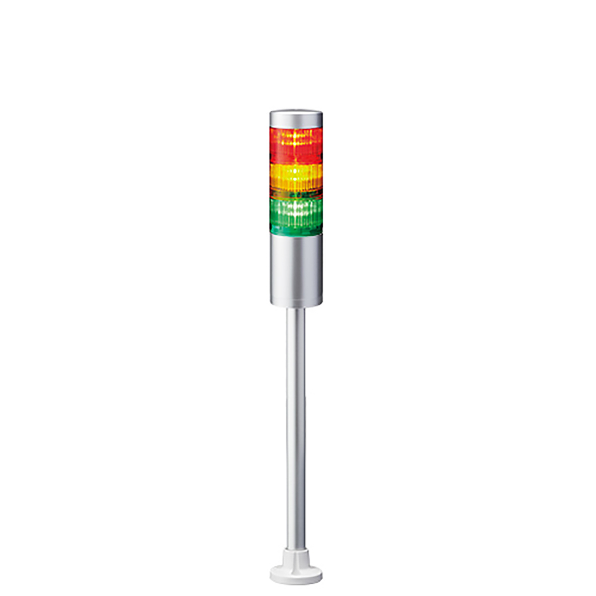 Patlite LR6 Series Signal Tower Buzzer, 3 Lights 24V dc