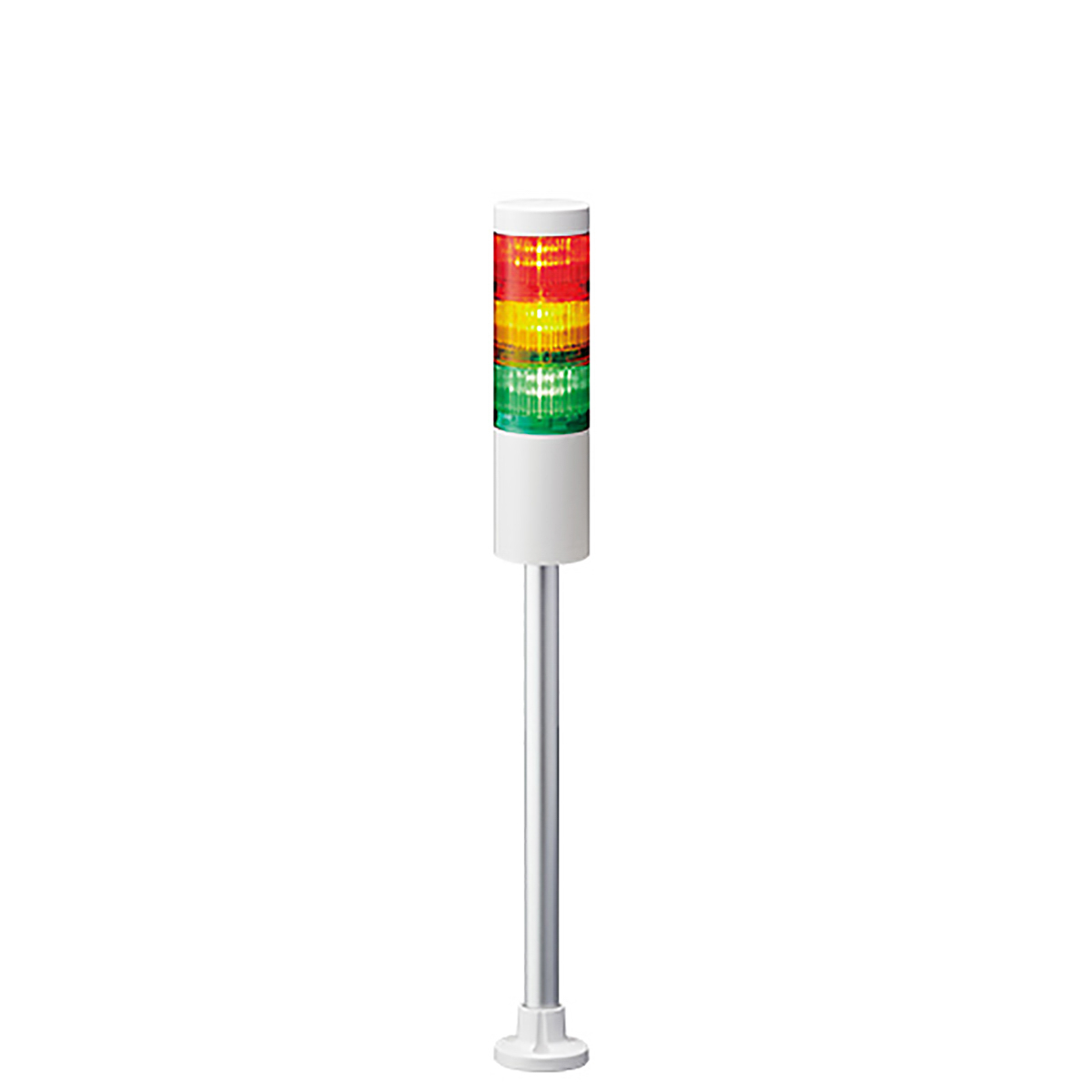 Patlite LR6 Series Signal Tower Buzzer, 3 Lights 24V dc