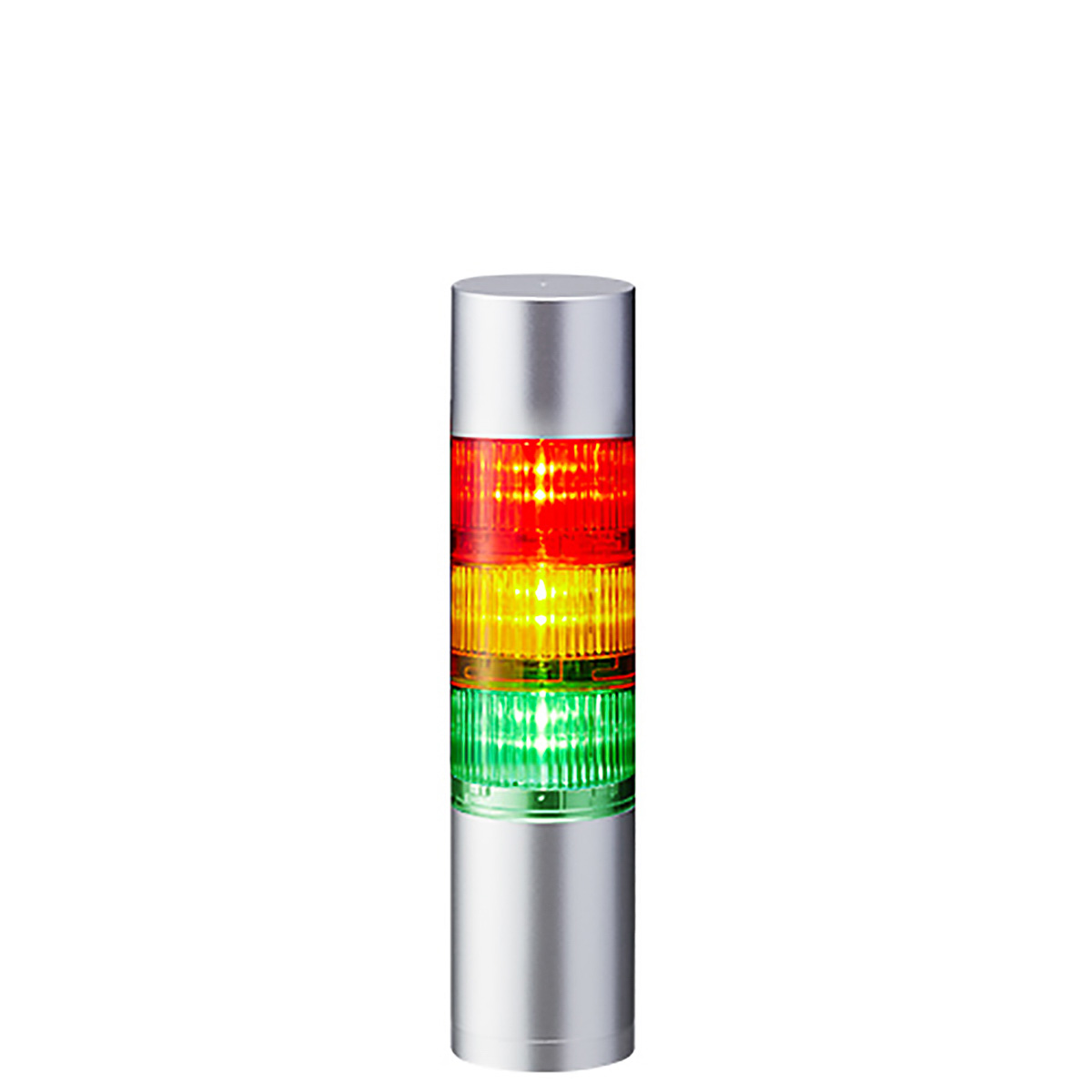 Patlite LR6 Series Signal Tower Buzzer, 3 Lights 24V dc