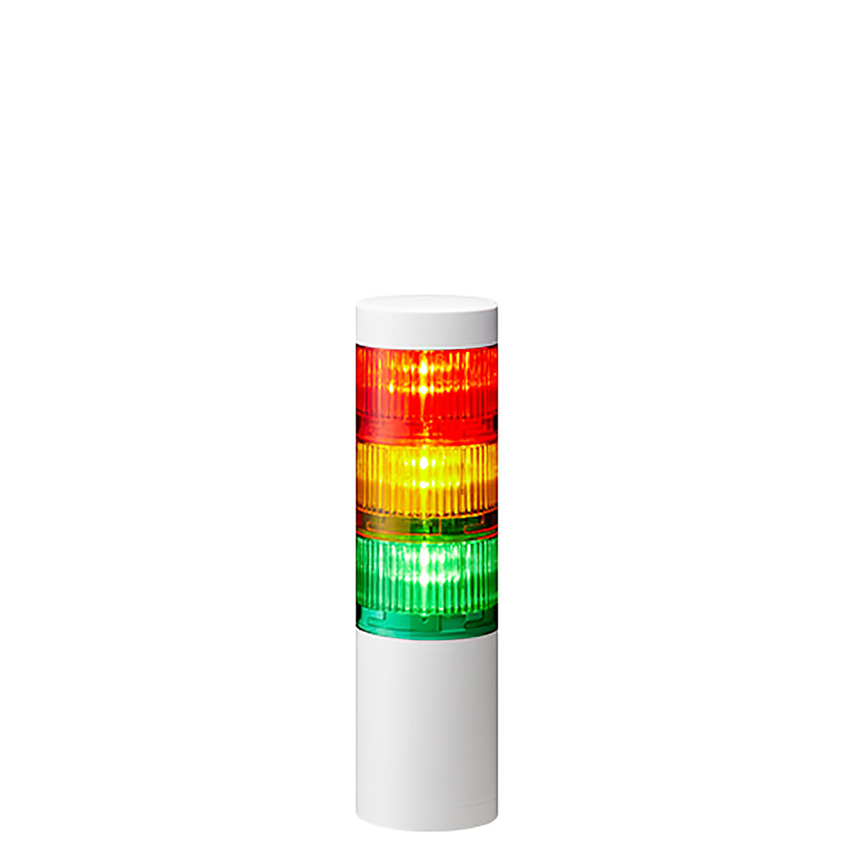 Patlite LR6 Series Signal Tower Buzzer, 3 Lights 24V dc