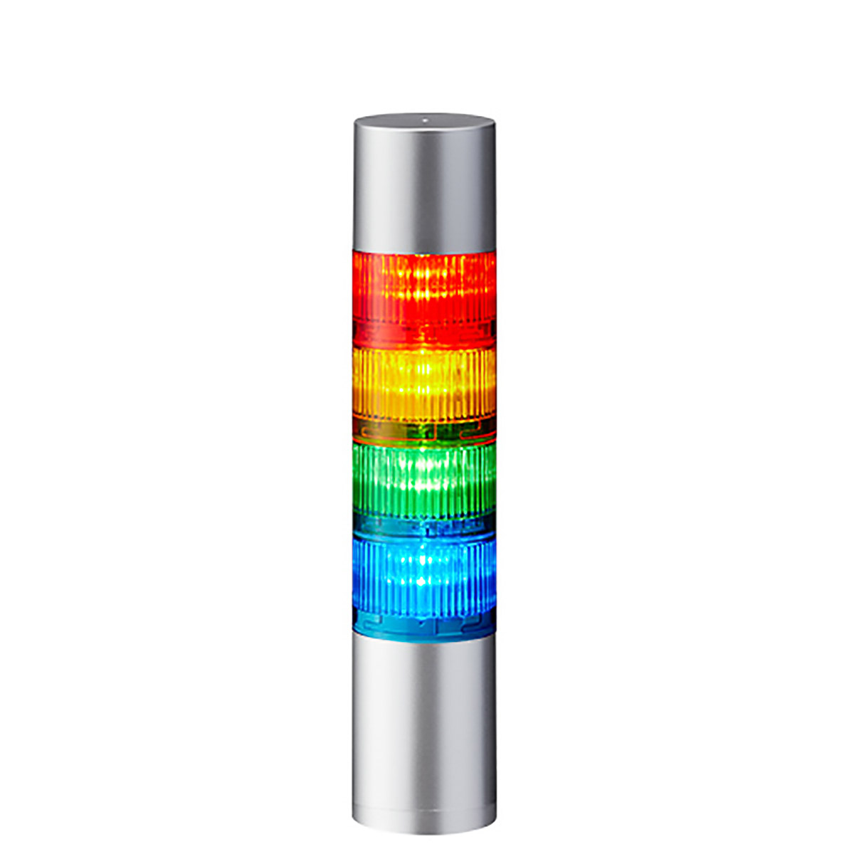 Patlite LR6 Series White, Red, Green, Clear, Blue, Amber Signal Tower Buzzer, 4 Lights 24V Direct Mount