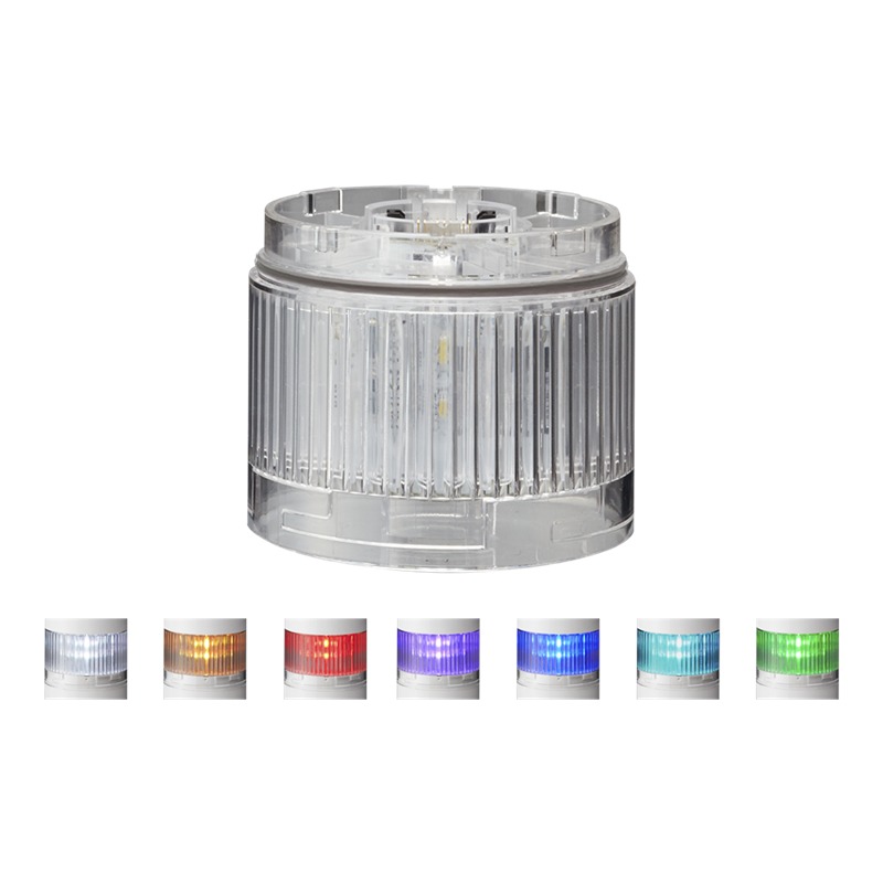 Patlite LR6 Series Clear Light Module, LED Bulb 24V, DC, IP65