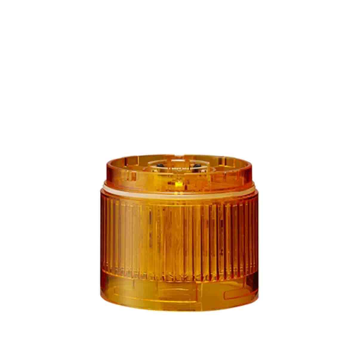 Patlite LR6 Series Amber Steady Effect Light Module, LED Bulb 24V dc, AC/DC, IP65
