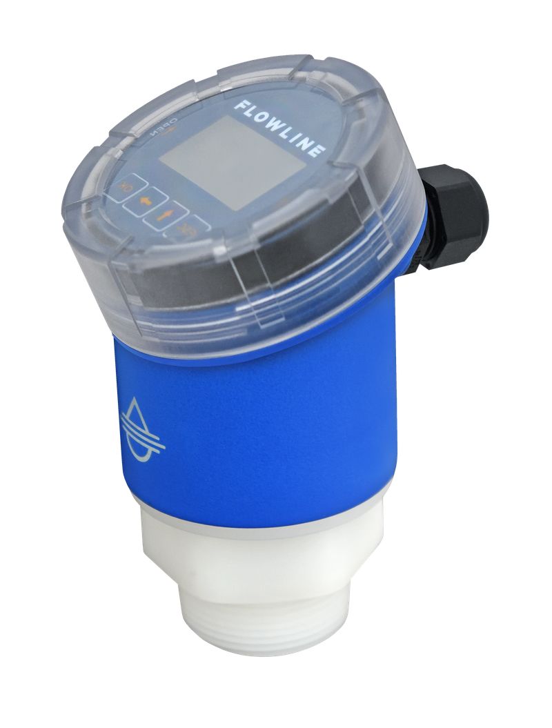 Flowline LR83 Series Radar Level Sensor, Flange, Viton, Housing Polybutylene Terephthalate