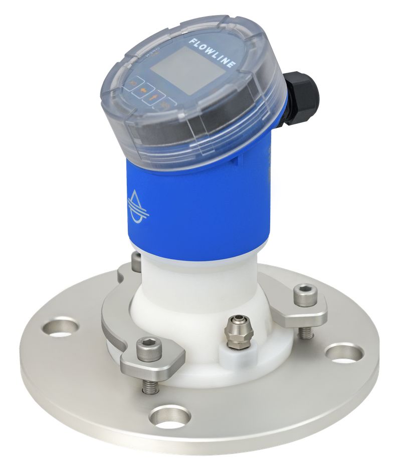 Flowline LR85 Series Radar Level Sensor, Flange, Metal, Housing Polybutylene Terephthalate
