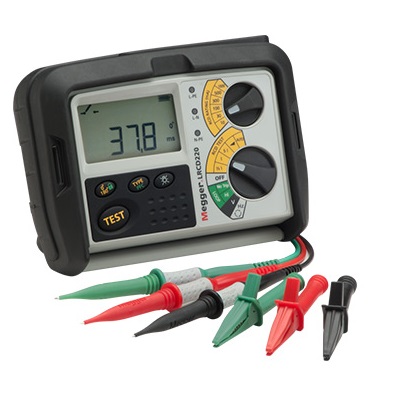 lrcd220-fr Megger LRCD220-FR Loop Impendence & RCD Combined Tester, Loop Impedance Test Type 2 Wire 500V, RCD Test Type AC, DC, RCD