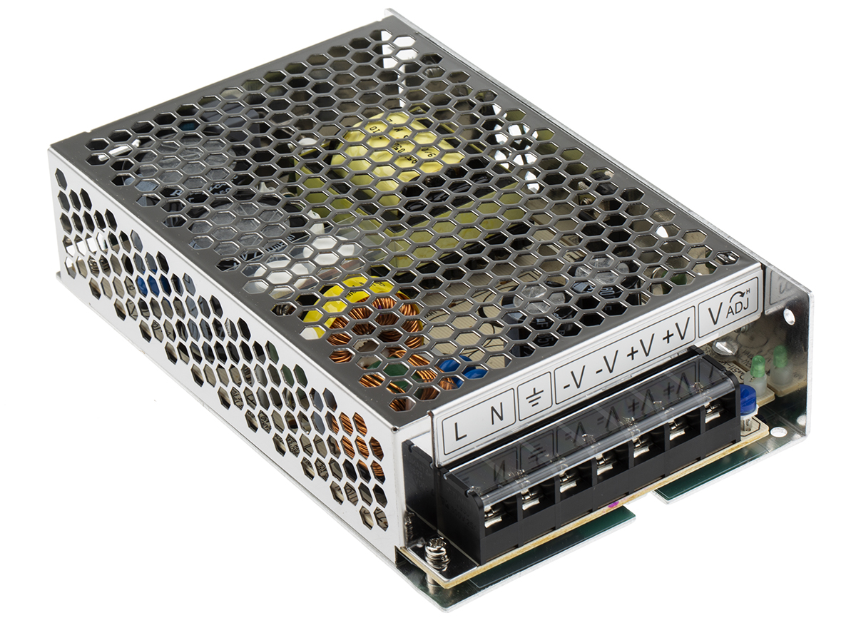 TDK-Lambda Switching Power Supply, LS100-24 24V dc, 4.5A, 100 W, Input 88V ac to  370 V dc, 264V ac