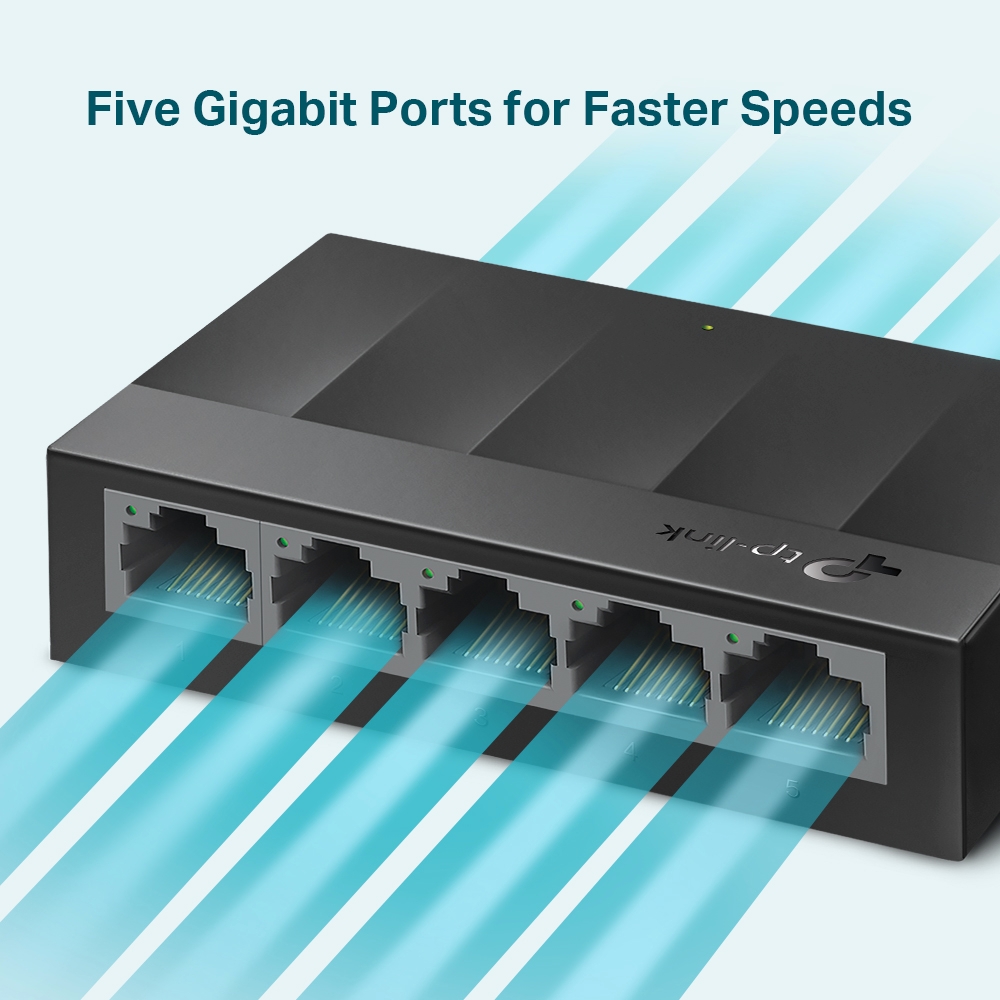 ls1005g TP-Link LS1005G Unmanaged 5 Port Ethernet Switch
