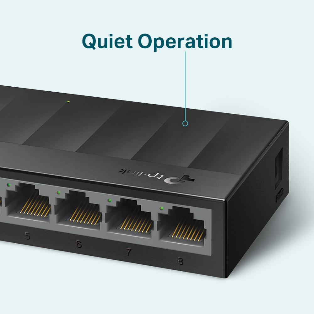 ls1008g TP-Link LS1008G Unmanaged 8 Port Ethernet Switch