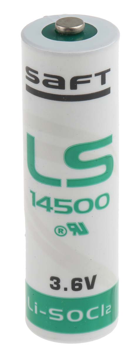 Saft LS 14500 Lithium Thionyl Chloride AA Battery 3.6 V