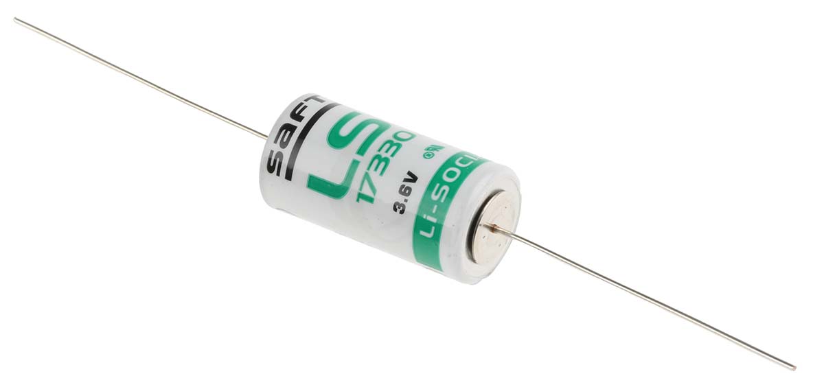 Saft Lithium Thionyl Chloride 3.6 V IEC 60079-11, IEC 60086-4 Battery, 2.1 Ah, 16.5 mm x 33.4 mm