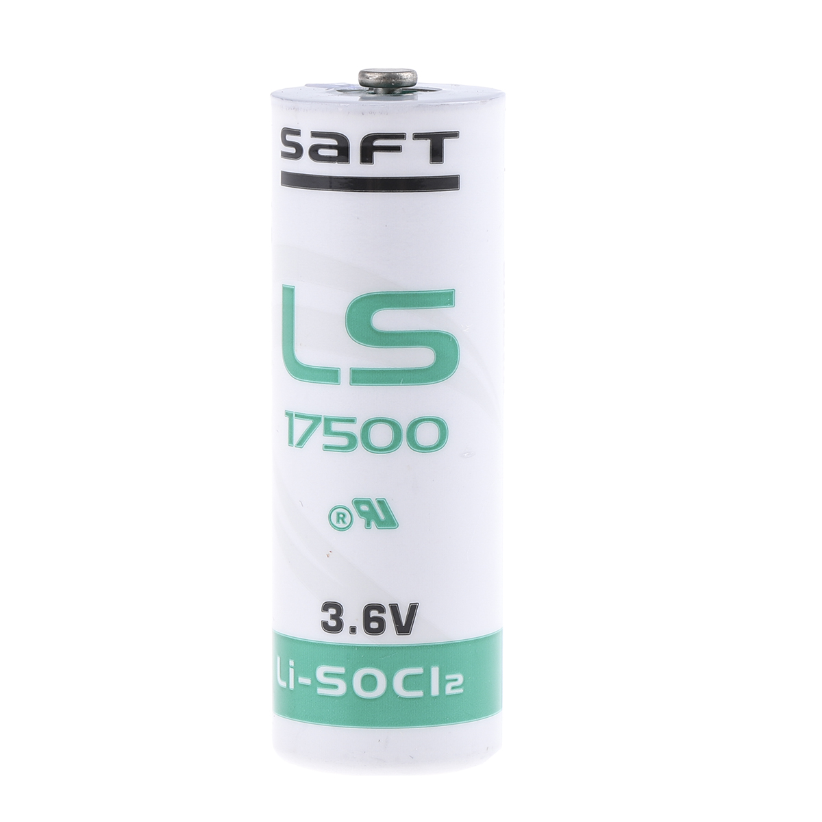 Saft Lithium Thionyl Chloride 3.6 V IEC 60086-4, IEC 60079-11 Battery, 3.6 Ah, 17.13 mm x 50.9 mm