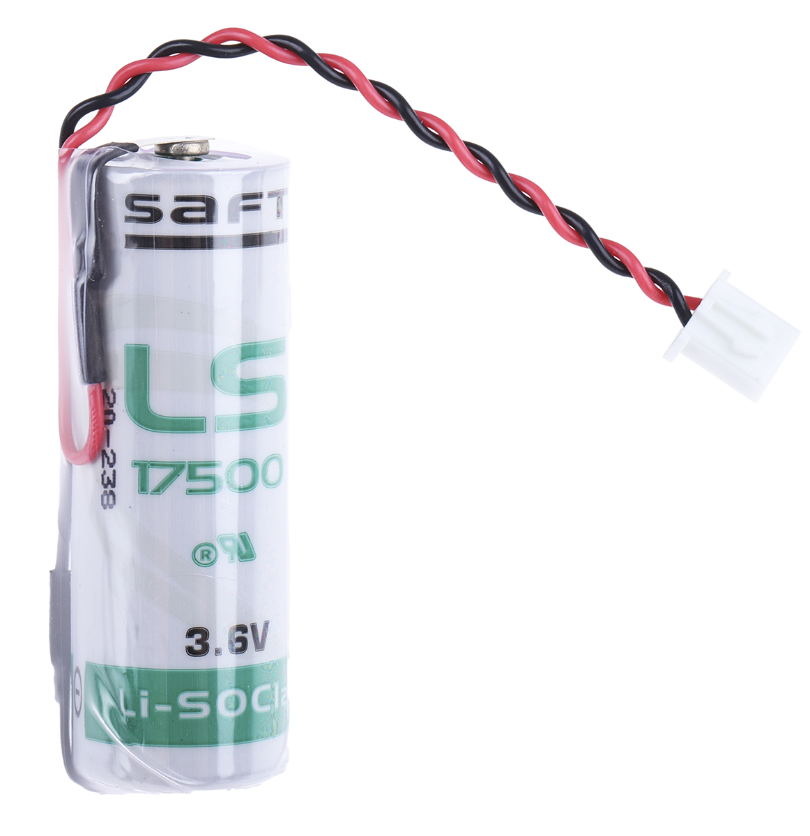 Saft Lithium Thionyl Chloride 3.6 V Battery, 3.6 Ah