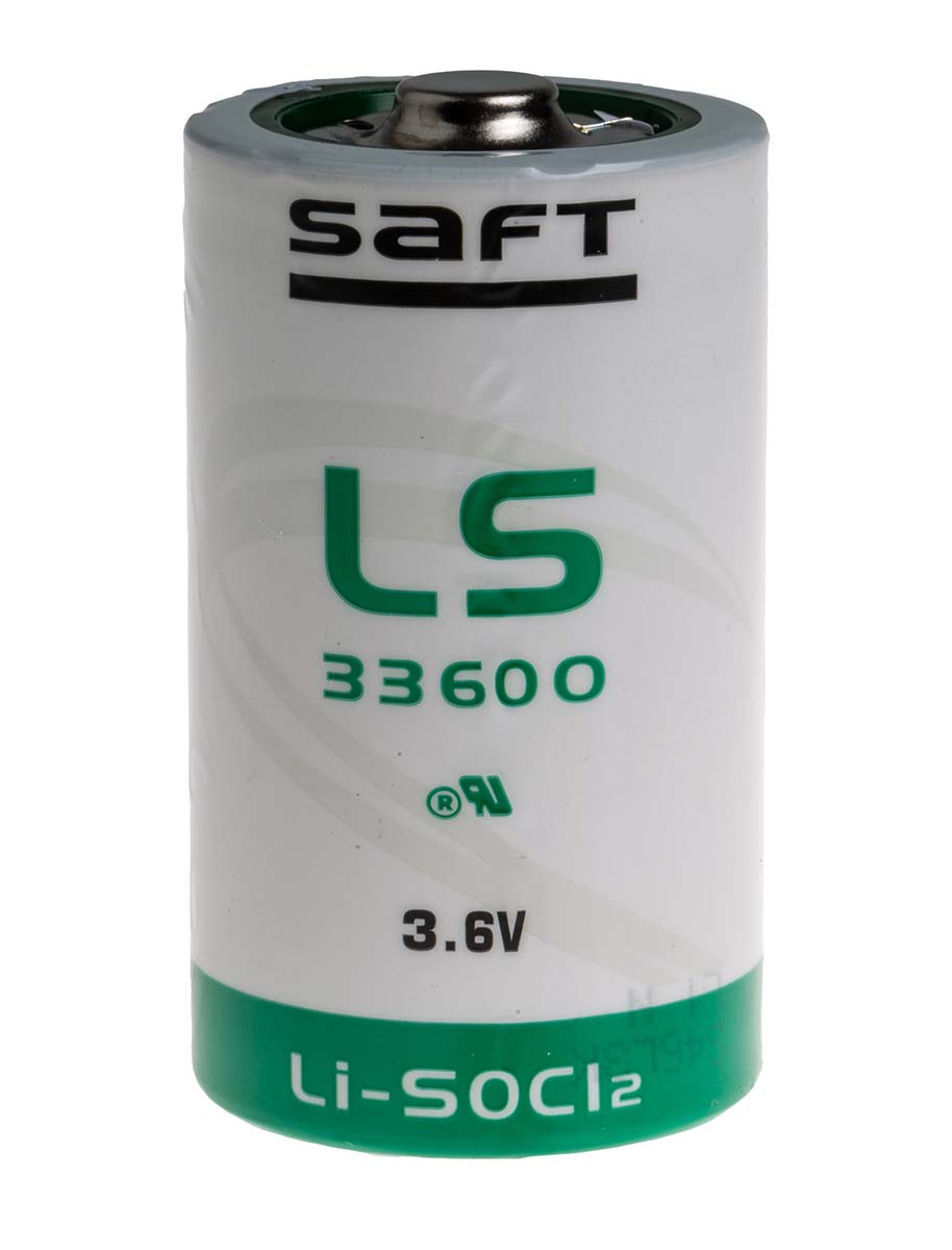 Saft LS 33600 3.6 V Lithium Thionyl Chloride D Battery